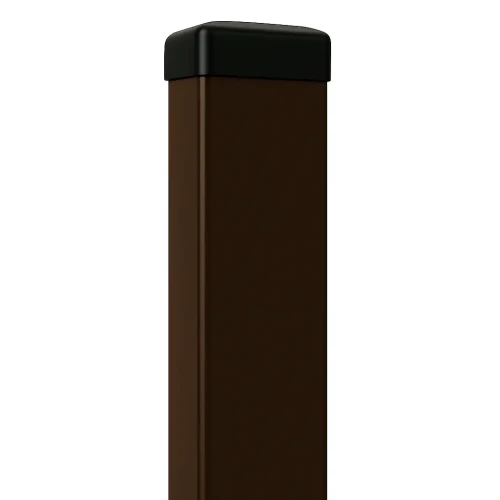 Zaunpfosten 60x40x1,2 mm, Länge 2,4 m, braun GPV-700-68 (1)