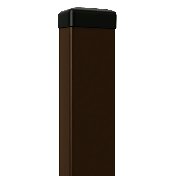 Zaunpfosten 60x40x1,2 mm, Länge 2,4 m, braun GPV-700-68 (1)