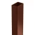 Zaunpfosten 60x40x1,2 mm, Länge 2,4 m, braun GPV-700-68 (2)