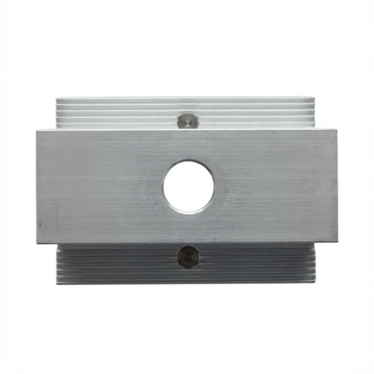 Mittlere Klemmhalterung L50 H25 mit Erdungspin PV-04-19 (3)