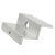 Endklemme H40 L50 - roh mit Erdungsstift PV-03-80 (1)