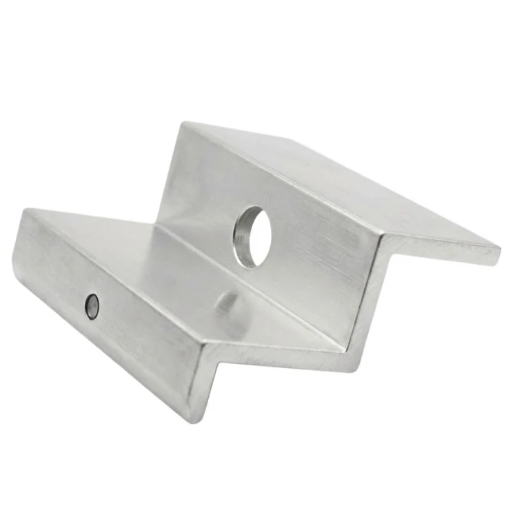 Endklemme H40 L50 - roh mit Erdungsstift PV-03-80 (1)