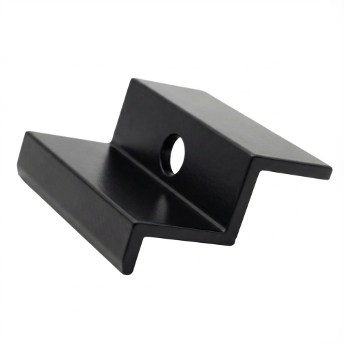 Endklemme H40 L50 schwarz lackiert PV-03-79 (1)