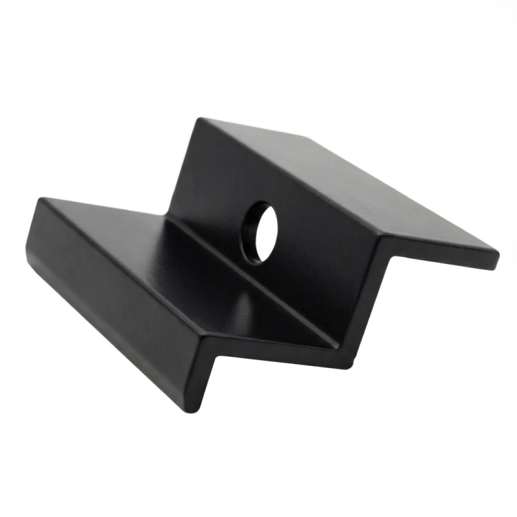 Endklemme H40 L50 schwarz lackiert PV-03-79 (1)