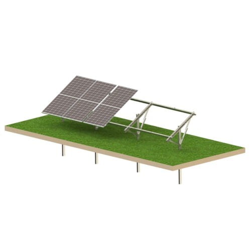 PV-Freiland-Montagesystem Ultra Strong 6 Paneele T1V Bodenstruktur GPV-T1V-US6 (1)