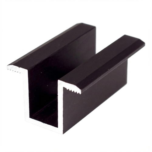 Mittelklemme H24 Aluminium 6060 Loch M8 Eloxiert PV-04-02 (1)