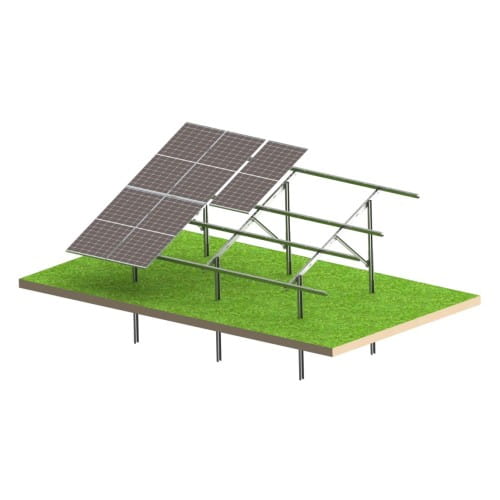PV-Bodengestell N2V Light für 12 Module GPV-N2V-L12 (1)