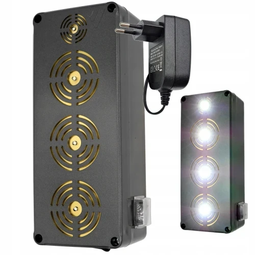 VIANO KING-LED Schädlingsabwehrgerät für Nagetiere, Marder, Mäuse und Ratten PV-400-24 (1)