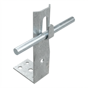Winkelhalterung Klemme h=8cm galvanisch verzinkt