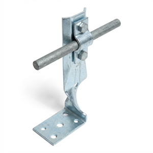 Winkelhalterung mit Platte Drehung h=7cm galvanisch verzinkt