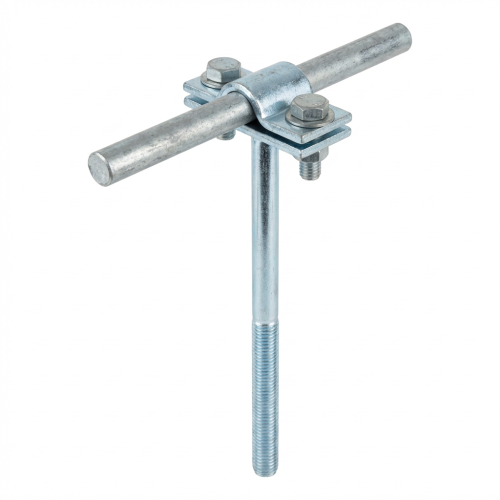 Schraubhalter für Draht h=12cm galvanisch verzinkt 000-150 (1)