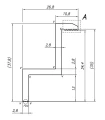 Endklemme H35 Aluminium 6060 Loch M8 Eloxiert PV-03-06 (1)
