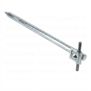 Einschlagbodenanker mit Arretierung l=35cm galvanisch verzinkter Stahl