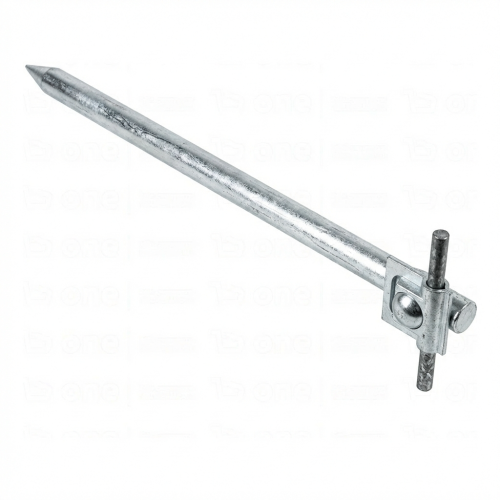 Einschlagbodenanker mit Arretierung l=35cm galvanisch verzinkter Stahl 000-162 (1)