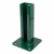 Zaunpfostenfuß 60x40 grün RAL 6005 verzinkt 000-155 (1)