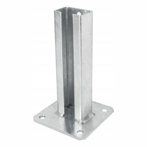 Pfostenfuß für Zaun 60x40 verzinkt 000-151 (1)