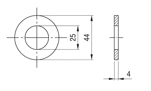 Unterlegscheibe M24 DIN 125 A2 140 HV 25 - 100 Stück 000-166 (2)