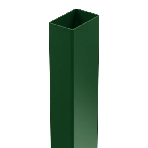 Zaunpfosten 60x40x1,2 mm, Länge 2,0 m, grün RAL 6005 000-195 (2)