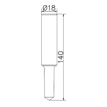 Handramme für Erdungsstäbe (feuerverzinkt) 18x140mm PV-24-02 (2)