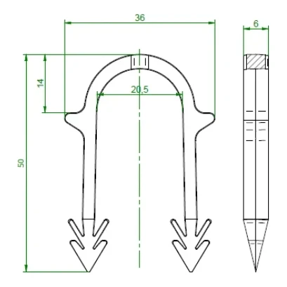 Tacker mit Klammern 50 mm (3500 Stk.) - KIT 000-258 (6)