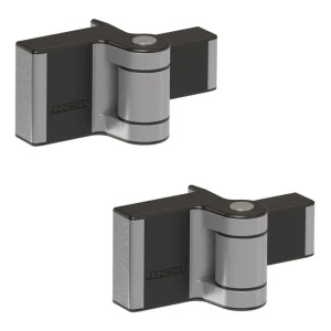 Kompaktes Torband Puma Locinox in 2 Richtungen verstellbar außen 180° silber (2 Stk.)
