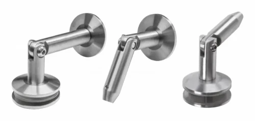 Glasvordach-System M12, 3-teilig, für Zuganker fi 12mm, Glas 8-17,52mm (aisi304, universal, Satin) (10) 000-285 (2)