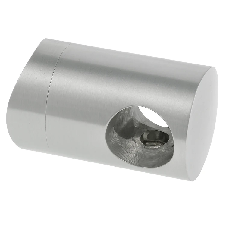 Durchgangshalter für Stab/Rohr ø 12 mm, System für Rohr 42,4 mm, AISI 304 Satin 000-290 (1)