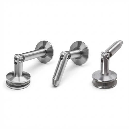 Glasvordach-System M10 3-teiliger Abzug fi 10 mm Glas 8-17,52 mm AISI 304 Satin 000-261 (2)