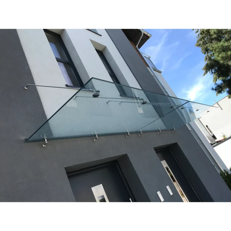 Glasvordach-System M10 3-teiliger Abzug fi 10 mm Glas 8-17,52 mm AISI 304 Satin 000-261 (6)