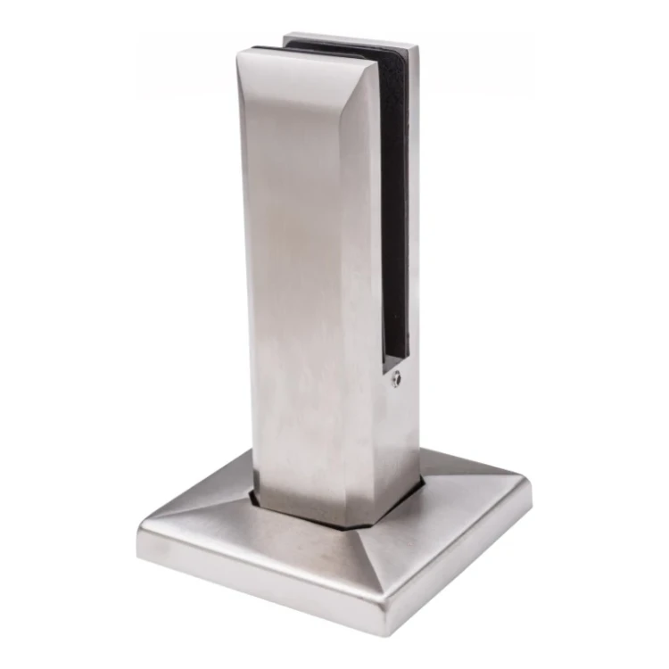 Vertikale Glashalterung Spigot 50x50/100x100 mm Glas 12-17,52 mm AISI 304 Satin 000-291 (3)