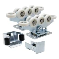 Laufwagen-Paket 80 (8-rollig. Nylonrollen) KIT für Schiebtore mit Zubehör 000-305 (1)