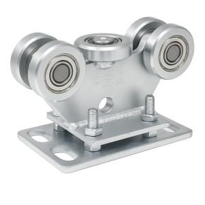 Laufwagen 80 Stahlrollen für Schiebetor mit Verstellung 5-rollig