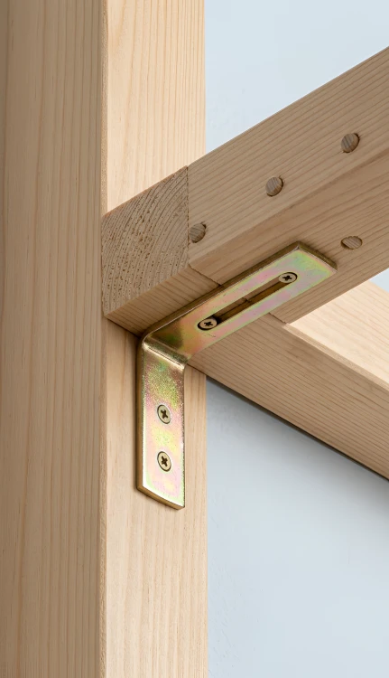 Winkelverbinder mit Regulierung KR 1 75x65x20x3,0 galvanisch verzinkt gold 000-345 (2)