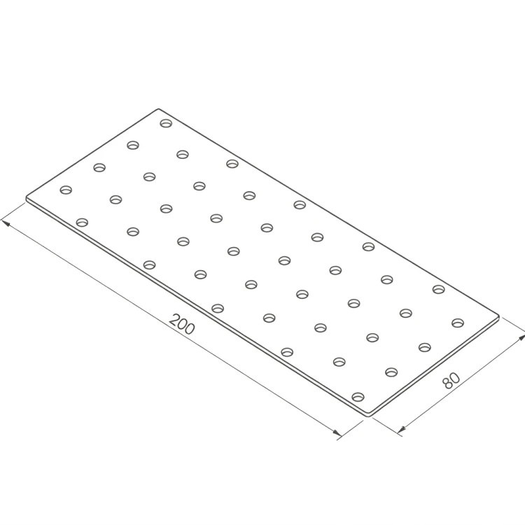 Lochplatte Zimmermannverbinder PP 9 80x200x2,0 000-366 (4)