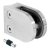 Glashalter 50x40x26 mm mit Pin, Glas 6-10,76 mm, AISI 304, System 42,4, Hochglanz 000-264 (1)