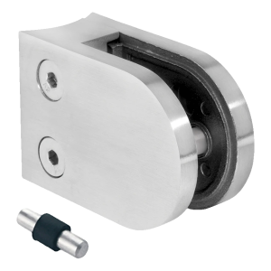 Glashalter 6-10,76 mm 50x40x26 mm Pin AISI 316 System 42,4 mm Satin