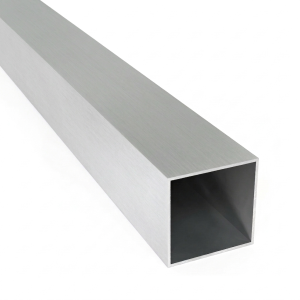 Quadratisches Aluminiumprofil 40x40x2 mm Länge 6 m PA38 EN AW-6060 T66