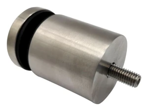 Punkthalter für Glas 8-17,52mm Ø 50/50/M10x90 AISI304 ebenes System satiniert