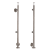 Endpfosten links ø42,4x1230mm AISI304 Seitenbefestigung satiniert 000-525 (1)