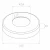 Eckgeländerpfosten für Glas ø 42,4x1060/1102,4mm 4 Halter geschliffen 000-559 (4)
