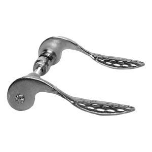 Postal – geschmiedeter verzinkter Türdrücker H155×L85 mm Komplettsatz