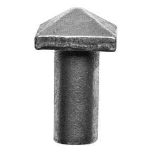 Postal – Zierniet aus Stahl FI10 mm mit pyramidenförmigem Kopf H30×L19 mm