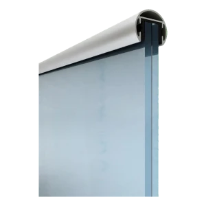 Kozza – runder Aluminiumhandlauf Ø40 mm für Glas 16–21,52 mm, Länge 5 m, matt eloxiert