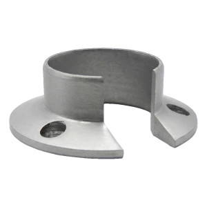 Kozza – Axiale Befestigung für runden Aluminiumhandlauf ø 40 mm, matt eloxiert