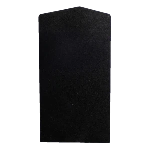 Kozza Seitenabschluss links für Balustradenprofil U KE 100 – schwarz, Aluminium