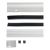 Kozza KB5000 – kompletter französischer Aluminiumbalkon H1100 mm, Glas 16–17,52 mm, Eloxal matt 000-851 (6)