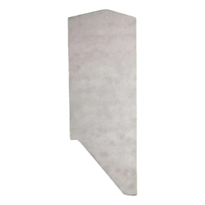 Kozza linke Seitenabdeckung für Glasbalustradenprofil KE 120 – eloxiertes Aluminium