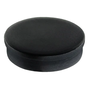 Kozza – Aluminium-Verschlusskappe für Ganzglas-Geländerprofile KE 105 schwarz