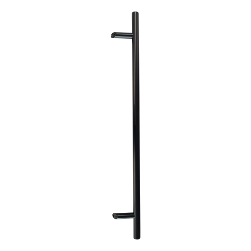 PSG Türgriff einseitig rund schwarz 32×1200 mm AISI 304 – Befestigung 45° 000-721 (1)