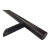 PSG Türgriff einseitig rund schwarz 32×1200 mm AISI 304 – Befestigung 45° 000-721 (2)